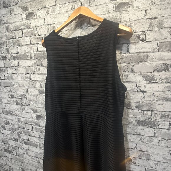 EUC 41 Hawthorn Black Midi Dress Size 2X - Picture 6 of 12